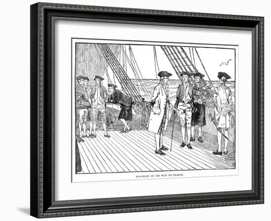 Benjamin Franklin (1706-1790)-Howard Pyle-Framed Giclee Print