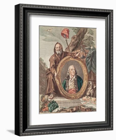 Benjamin Franklin (1706-90)-null-Framed Giclee Print