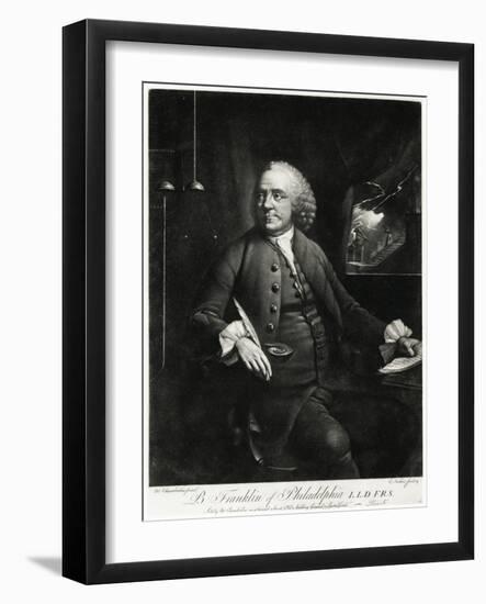 Benjamin Franklin, 1884-90-null-Framed Giclee Print