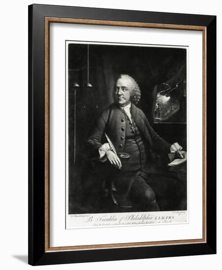 Benjamin Franklin, 1884-90-null-Framed Giclee Print