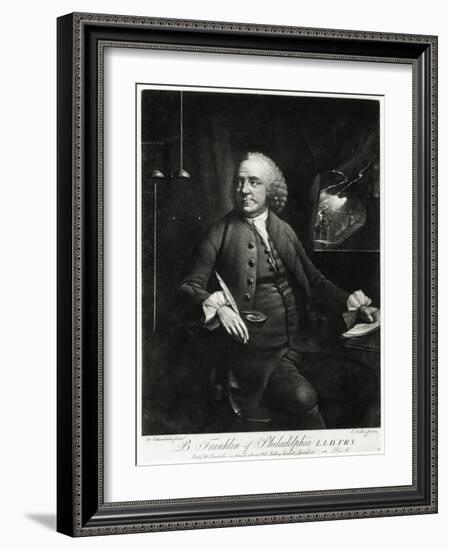 Benjamin Franklin, 1884-90-null-Framed Giclee Print