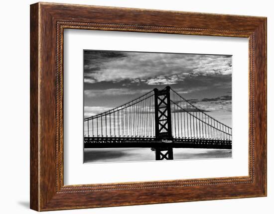 Benjamin Franklin Bridge-Erin Clark-Framed Art Print