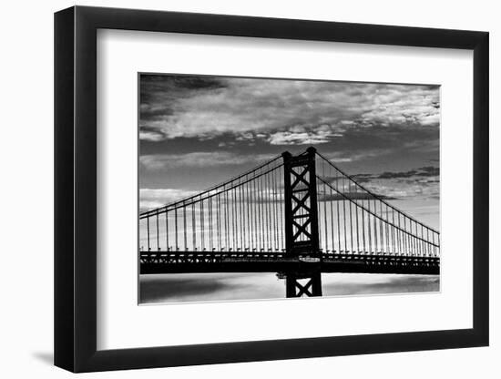 Benjamin Franklin Bridge-Erin Clark-Framed Art Print