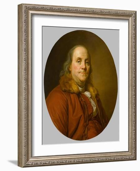 Benjamin Franklin , c.1779-Joseph Siffred Duplessis-Framed Giclee Print