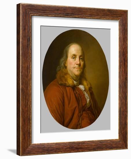 Benjamin Franklin , c.1779-Joseph Siffred Duplessis-Framed Giclee Print