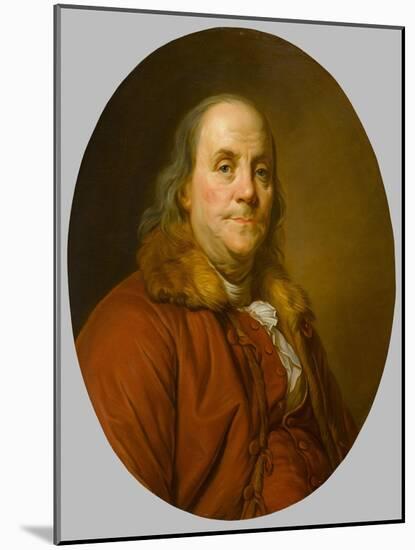 Benjamin Franklin , c.1779-Joseph Siffred Duplessis-Mounted Giclee Print