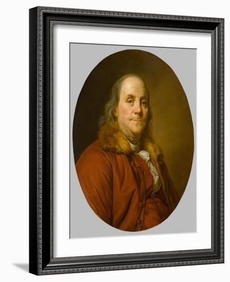 Benjamin Franklin , c.1779-Joseph Siffred Duplessis-Framed Giclee Print