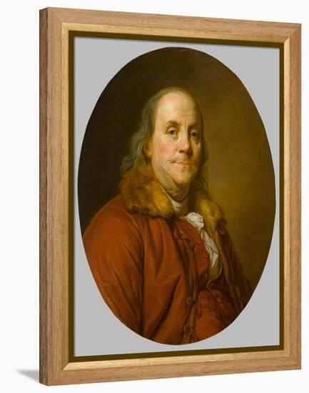 Benjamin Franklin , c.1779-Joseph Siffred Duplessis-Framed Premier Image Canvas