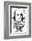 Benjamin Franklin, Caricature-Gary Gastrolab-Framed Photographic Print