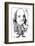 Benjamin Franklin, Caricature-Gary Gastrolab-Framed Photographic Print