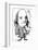 Benjamin Franklin, Caricature-Gary Gastrolab-Framed Photographic Print