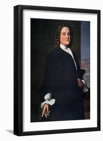Benjamin Franklin in His Early 40S-American-Framed Giclee Print