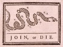 Join, or Die (Litho)-Benjamin Franklin-Framed Giclee Print