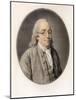 Benjamin Franklin. Portrait (Engraving)-Louis Michel van (after) Loo-Mounted Giclee Print