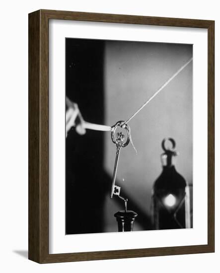 Benjamin Franklin's Experiment in Electricity-Andreas Feininger-Framed Photographic Print