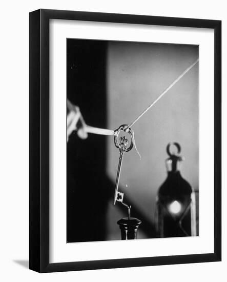 Benjamin Franklin's Experiment in Electricity-Andreas Feininger-Framed Photographic Print