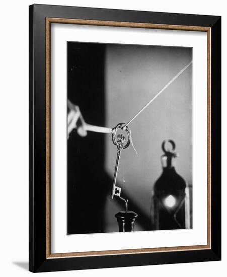 Benjamin Franklin's Experiment in Electricity-Andreas Feininger-Framed Photographic Print