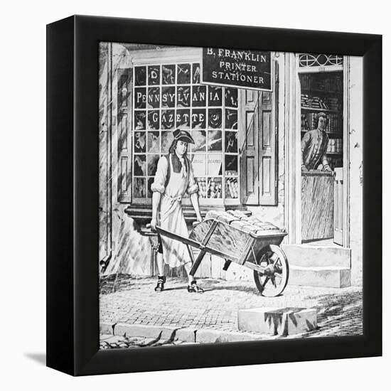 Benjamin Franklin's Printing Shop-null-Framed Premier Image Canvas