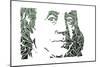 Benjamin Franklin-Cristian Mielu-Mounted Art Print