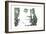 Benjamin Franklin-Cristian Mielu-Framed Premium Giclee Print