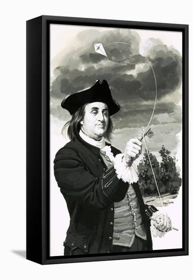 Benjamin Franklin-Peter Jackson-Framed Premier Image Canvas