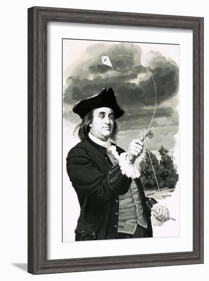 Benjamin Franklin-Peter Jackson-Framed Giclee Print