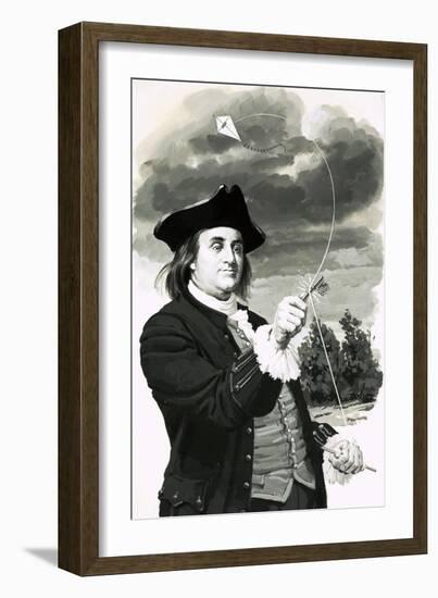 Benjamin Franklin-Peter Jackson-Framed Giclee Print