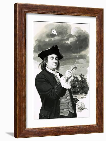 Benjamin Franklin-Peter Jackson-Framed Giclee Print