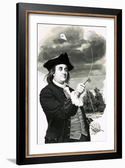 Benjamin Franklin-Peter Jackson-Framed Giclee Print