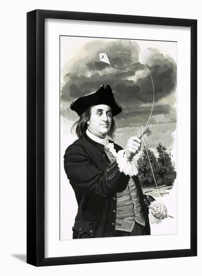 Benjamin Franklin-Peter Jackson-Framed Giclee Print