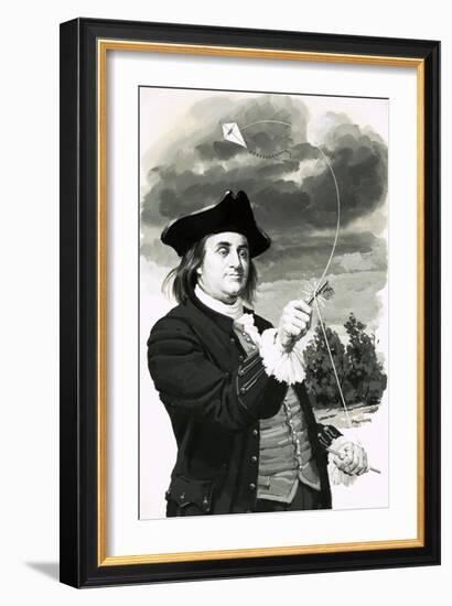 Benjamin Franklin-Peter Jackson-Framed Giclee Print