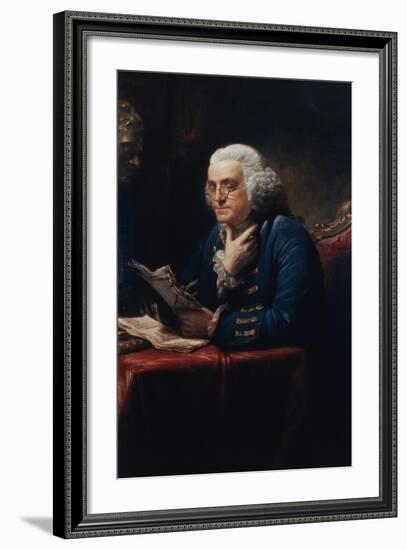 Benjamin Franklin-David Martin-Framed Art Print