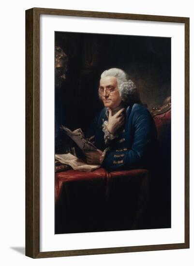 Benjamin Franklin-David Martin-Framed Art Print