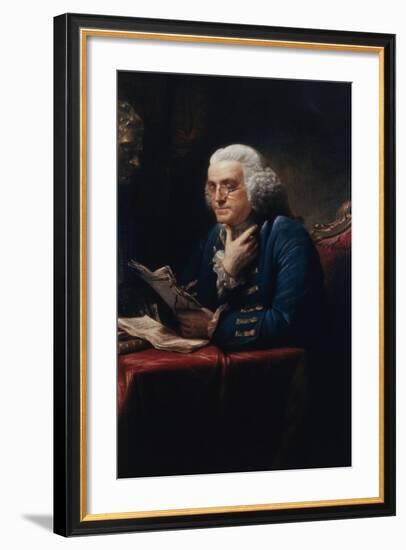 Benjamin Franklin-David Martin-Framed Art Print