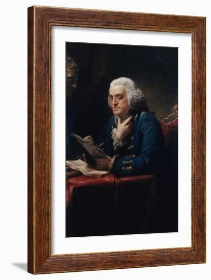 Benjamin Franklin-David Martin-Framed Art Print