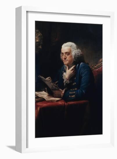 Benjamin Franklin-David Martin-Framed Art Print