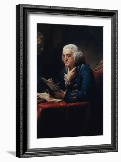 Benjamin Franklin-David Martin-Framed Art Print