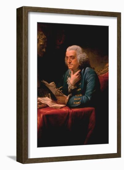 Benjamin Franklin-David Martin-Framed Premium Giclee Print