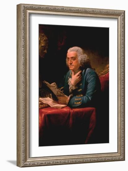 Benjamin Franklin-David Martin-Framed Art Print