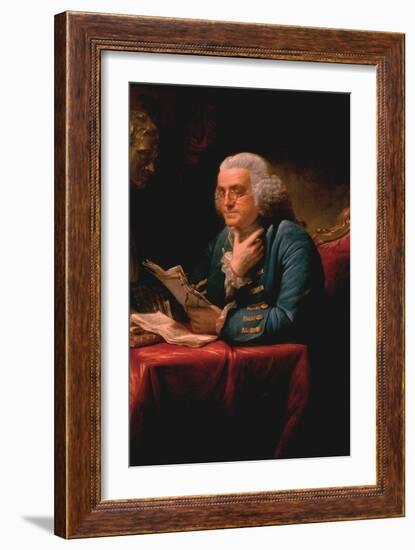 Benjamin Franklin-David Martin-Framed Art Print