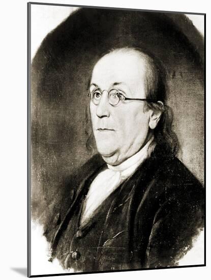 Benjamin Franklin-Charles Willson Peale-Mounted Giclee Print