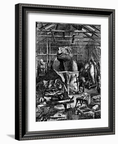 Benjamin Hawkins' Sydenham Studio-Science Source-Framed Giclee Print