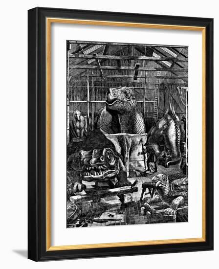 Benjamin Hawkins' Sydenham Studio-Science Source-Framed Giclee Print