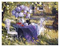 Lilac Tea Party-Benjamin-Stretched Canvas