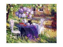 Lilac Tea Party-Benjamin-Stretched Canvas