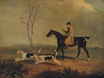 A Golden Chestnut Racehorse by a Rock Formation, 1800-Benjamin Marshall-Giclee Print
