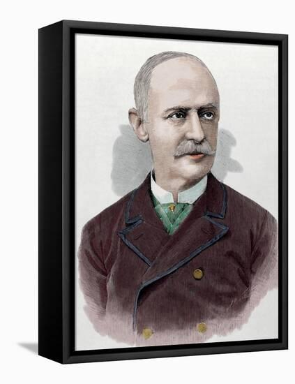 Benjamin Maximo Laguna Y Villanueva (1822-1902). Spanish Botanist and Entomologist-null-Framed Premier Image Canvas