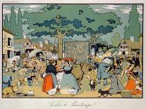 Poster Advertising 'Le Printemps' Delivery Service, 1904-Benjamin Rabier-Framed Giclee Print