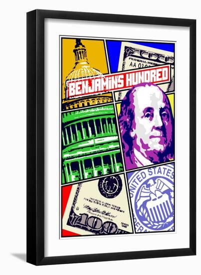 Benjamin's Hundred-Cristian Mielu-Framed Premium Giclee Print