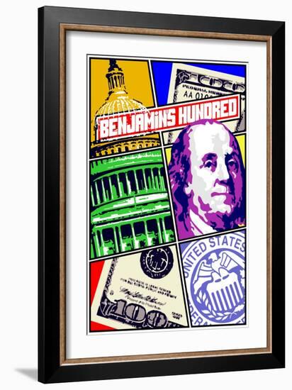 Benjamin's Hundred-Cristian Mielu-Framed Art Print